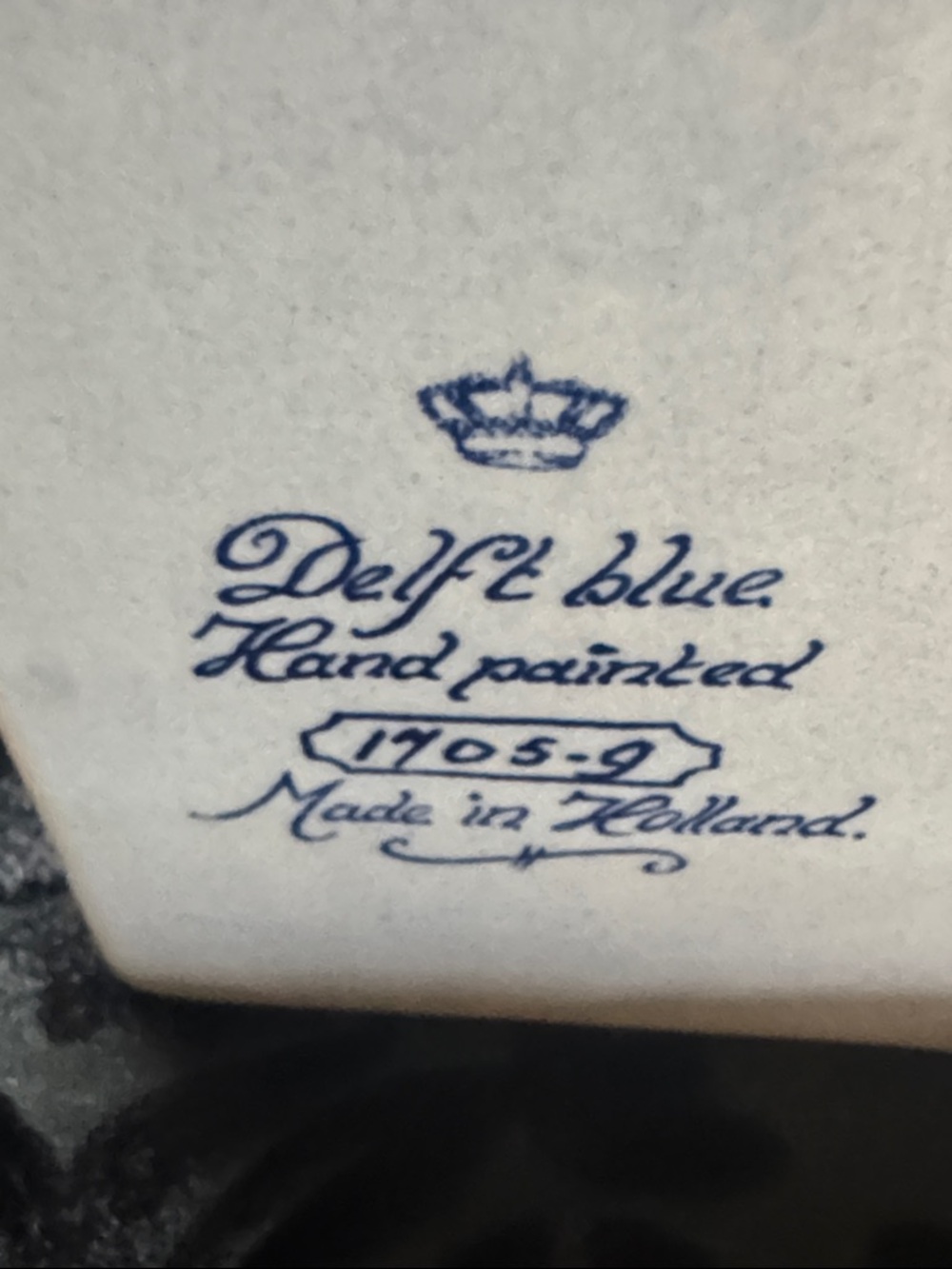 Vintage Blue and White Delft-blue 1705-9 house made in holland - Picture 5 of 10